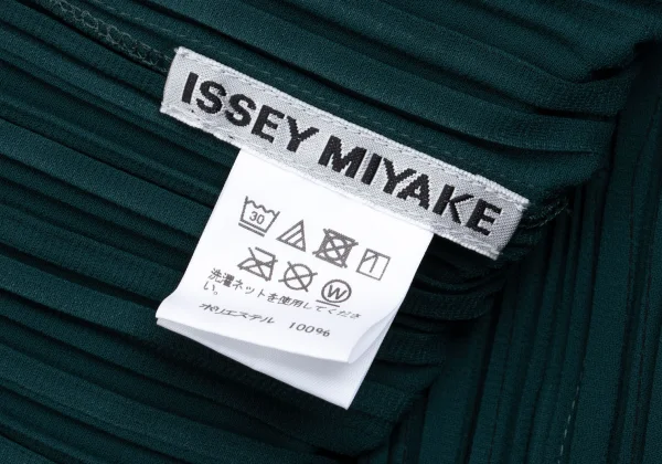 ISSEY MIYAKE Scarf-collar Design Pleats Jacket K-160523_016
