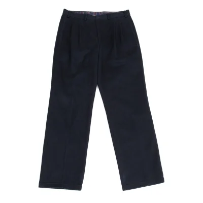Papas Cotton Blend Two Tuck Pants