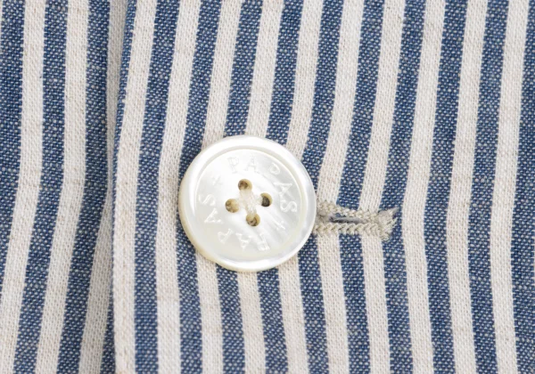 Papas+ Cotton Linen Striped Animal Embroidery Jacket K-160528_009