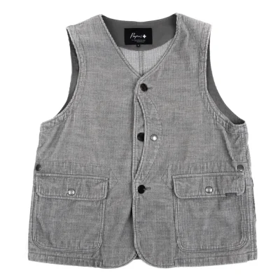 Papas+ Corduroy Pocket Design Vest