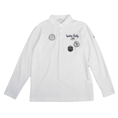Papas+ Embroidered Patch Design Polo Shirt