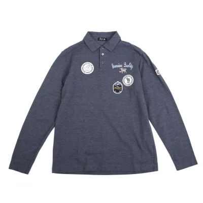 Papas+ Embroidered Patch Design Polo Shirt