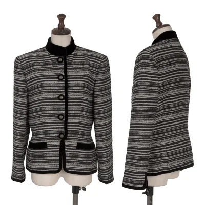 Christian Dior Wool Blend Switching Tweed Jacket