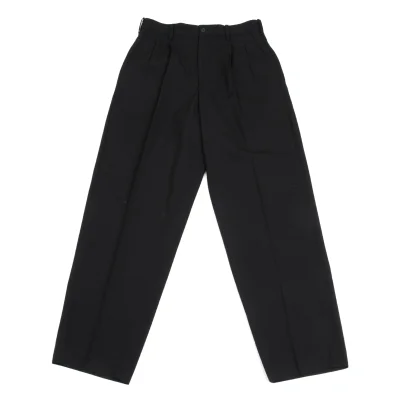 Yohji Yamamoto POUR HOMME Side Pocket Wool Gaba Tuck Pants