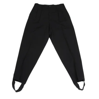 Yohji Yamamoto POUR HOMME Ankle Band Wool Gaba Tuck Pants