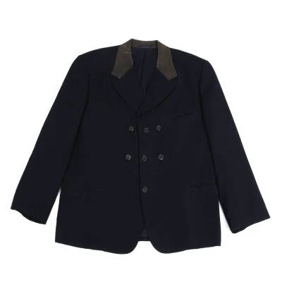 Y's for men Corduroy Switching Stitch Wool Gaba Jacket