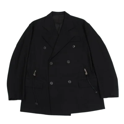 Y's for men Toggle Cord Design Wool Double Jacket