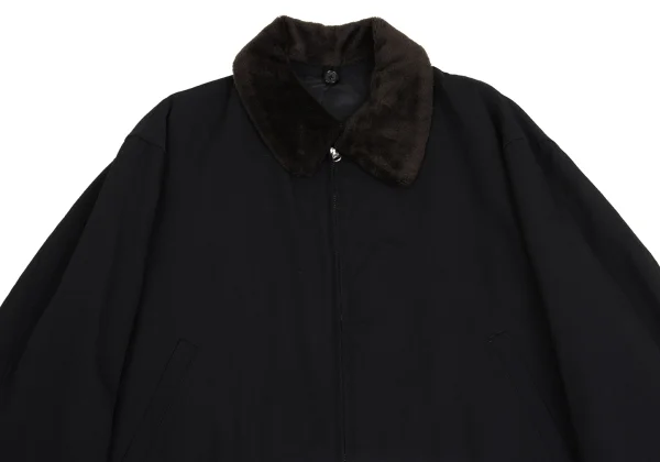 Y’s ウールギャバブルゾン ワイズフォーメンY's for men ボア着脱ウールギャバジップ