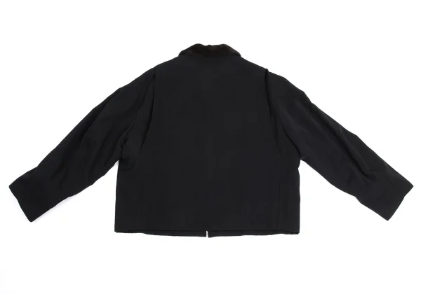 Y's for men Boa Detachable Wool Gaba Zip Blouson K-160566_013