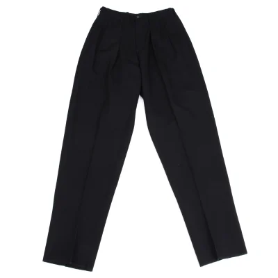 Y's for men Wool Gaba Tuck Tapered Pants