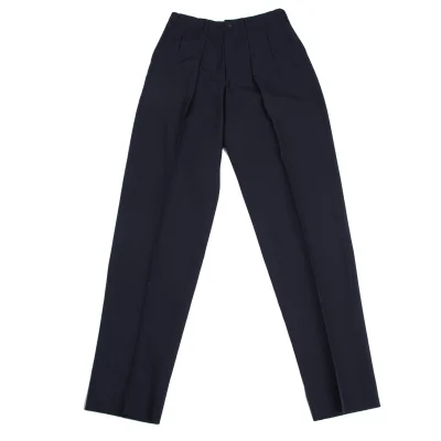 Y's for men Wool Gaba Tuck Tapered Pants