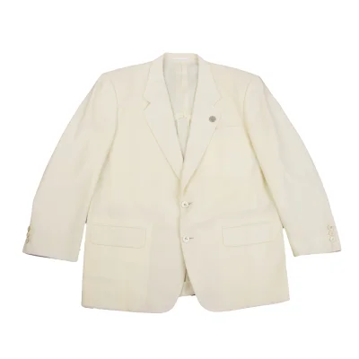 COMME des GARCONS HOMME Logo Lapel-button Design Wool Jacket