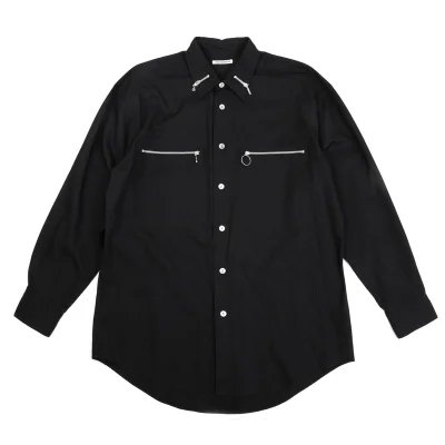 TOKIO KUMAGAI Zipper Design Long Sleeve Shirt