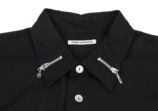 TOKIO KUMAGAI Zipper Design Long Sleeve Shirt K-160586_003