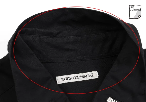 TOKIO KUMAGAI Zipper Design Long Sleeve Shirt K-160586_004