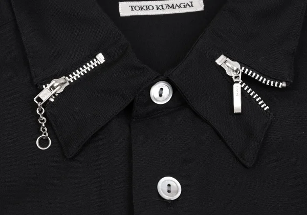 TOKIO KUMAGAI Zipper Design Long Sleeve Shirt K-160586_005