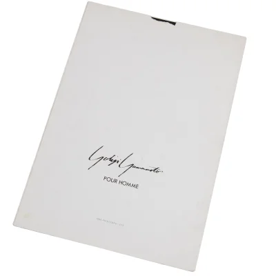 Yohji Yamamoto POUR HOMME Printemps Ete 1986 Art Book