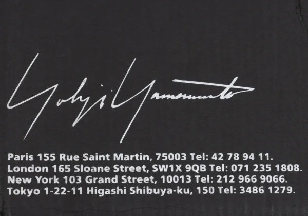 Yohji Yamamoto POUR HOMME E-Z GO 1992 Art Book K-160591_009