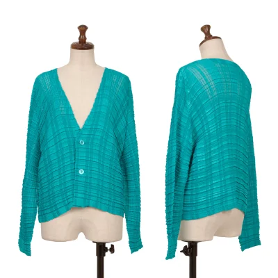 ISSEY MIYAKE Wooly Pleats Cardigan