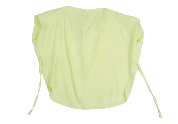ISSEY MIYAKE Waist Cord Short Sleeve Blouse & Volume Shorts K-160600_003