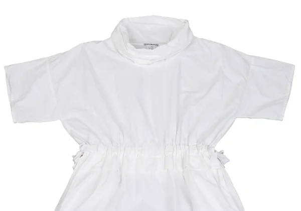 ISSEY MIYAKE High-neck Waist Cord Short Sleeve Dress K-160611_003