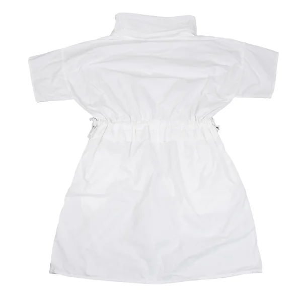 ISSEY MIYAKE High-neck Waist Cord Short Sleeve Dress K-160611_012