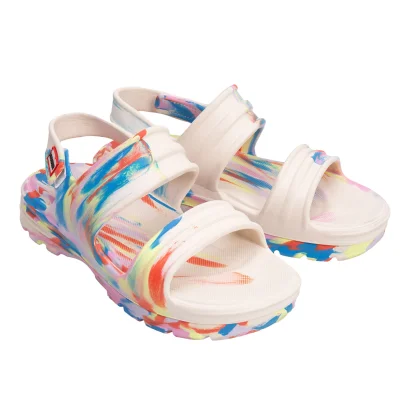 HUNTER Colorful Marble Painted Sandal