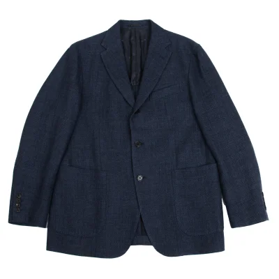 Papas+ vitale barberis canonico Silk Blend Patch Pocket Tailored Jacket