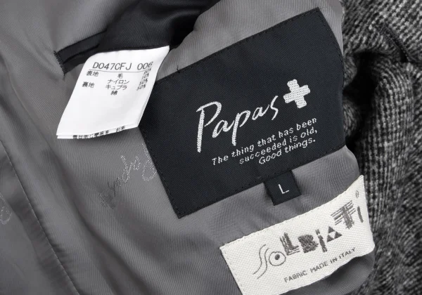 Papas+ SOLBIATI Wool Jacket K-160628_015