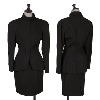Thierry Mugler Taping Design Jacket & Skirt