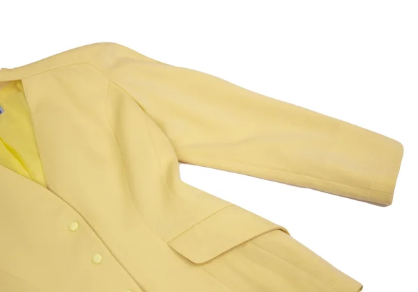 Thierry Mugler Switching Wool Snap Buttons Jacket K-160646_004