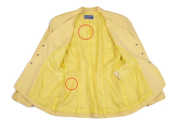 Thierry Mugler Switching Wool Snap Buttons Jacket K-160646_011