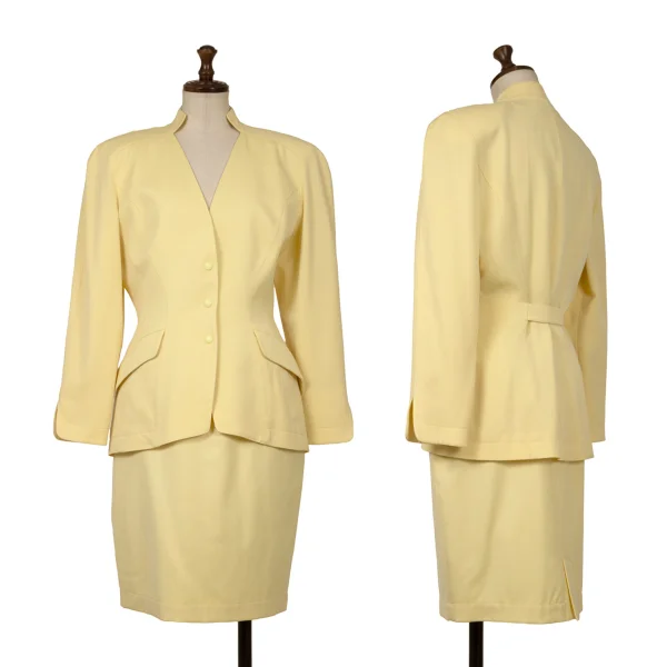 Thierry Mugler Switching Wool Snap Buttons Jacket K-160646_017