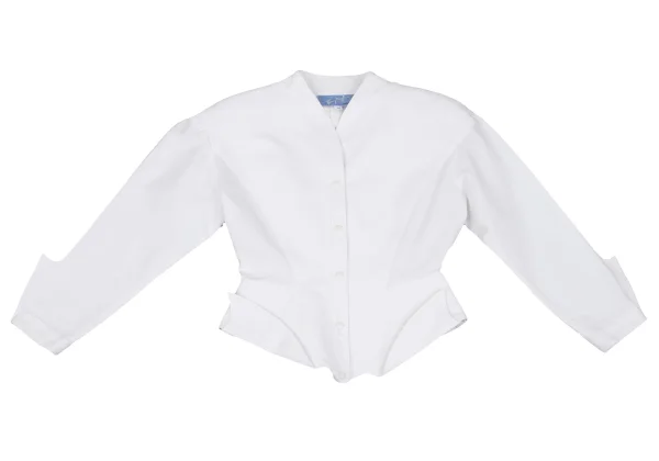 Thierry Mugler Cotton Switching Design Snap Button Jacket K-160653_002