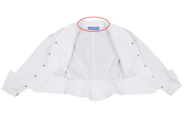 Thierry Mugler Cotton Switching Design Snap Button Jacket K-160653_011