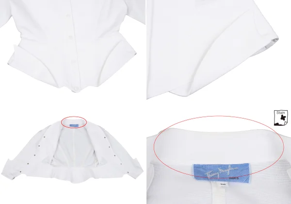 Thierry Mugler Cotton Switching Design Jacket & Skirt K-160655_010