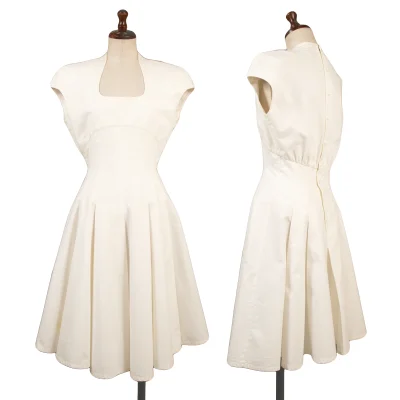 Thierry Mugler Cotton Switching Dress