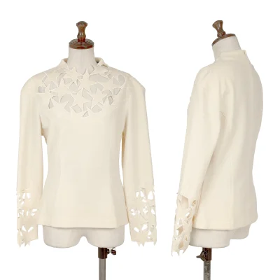 Thierry Mugler Star Cutting Wool Knit Top