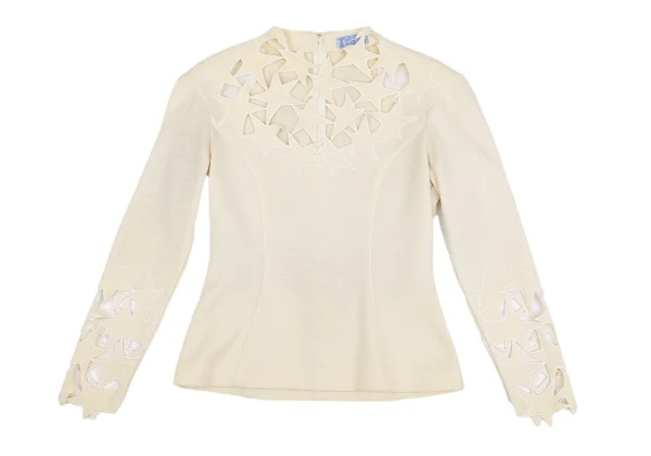 Thierry Mugler Star Cutting Wool Knit Top K-160657_002