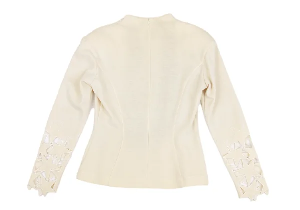 Thierry Mugler Star Cutting Wool Knit Top & Skirt K-160659_009
