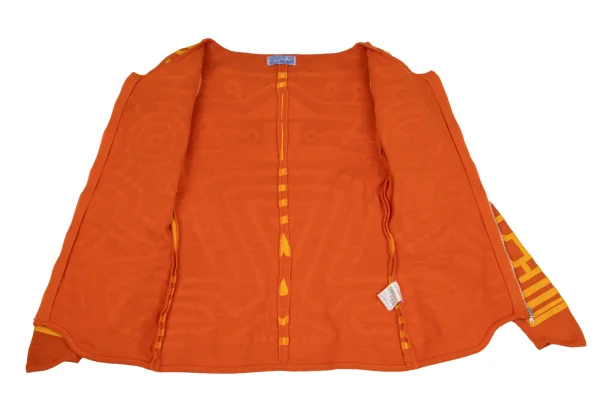 Thierry Mugler Cotton Geometric Pigment Print Jacket K-160660_013