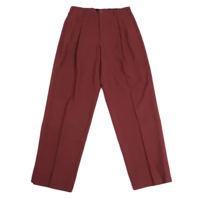 Jean Paul GAULTIER HOMME Wool Tuck Pants