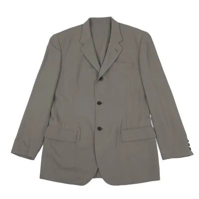 Jean Paul GAULTIER HOMME Nylon Blend Wool Tailored Jacket