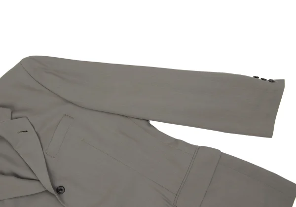Jean Paul GAULTIER HOMME Nylon Blend Wool Tailored Jacket K-160674_009