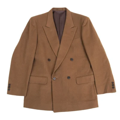 Paul Smith Flannel Wool Cashmere Double-breasted Jacket