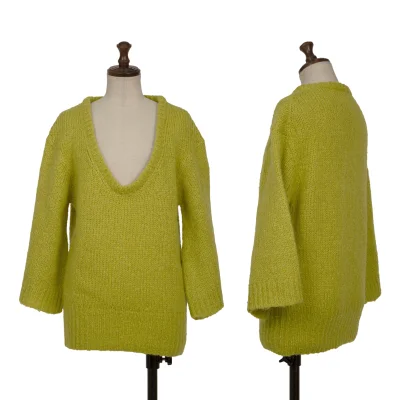 TSUMORI CHISATO Mohair Blended Wide Sleeve Knit Sweater