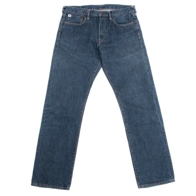 45rpm 45R Leather Logo Patch Denim Pants