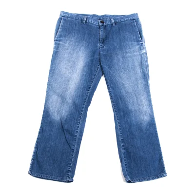 45rpm 45R Cropped Slit Denim Pants