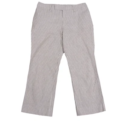 45rpm 45R umii908 Cotton Striped Cropped Pants