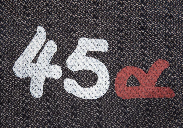 45rpm 45R Indigo Dyed Logo Print 2way Tote Bag K-160716_014